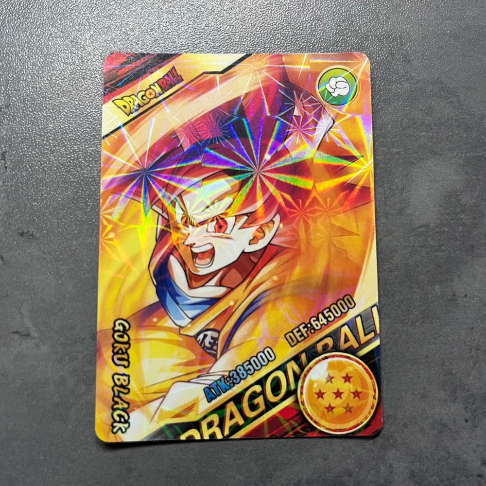Dragon Ball Z Goku Black Super Saiyan Card Attack Defense Stats